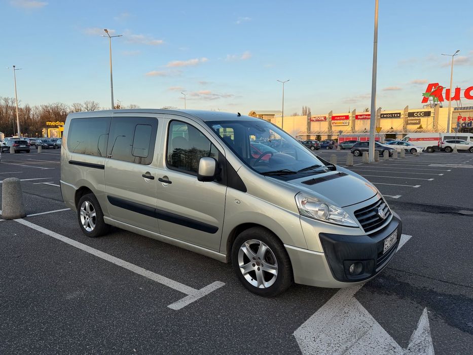 Fiat Scudo 9 osób 2008r Panorama Long Salon PL