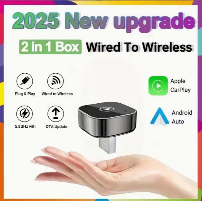 Adaptador Carplay Android Auto
