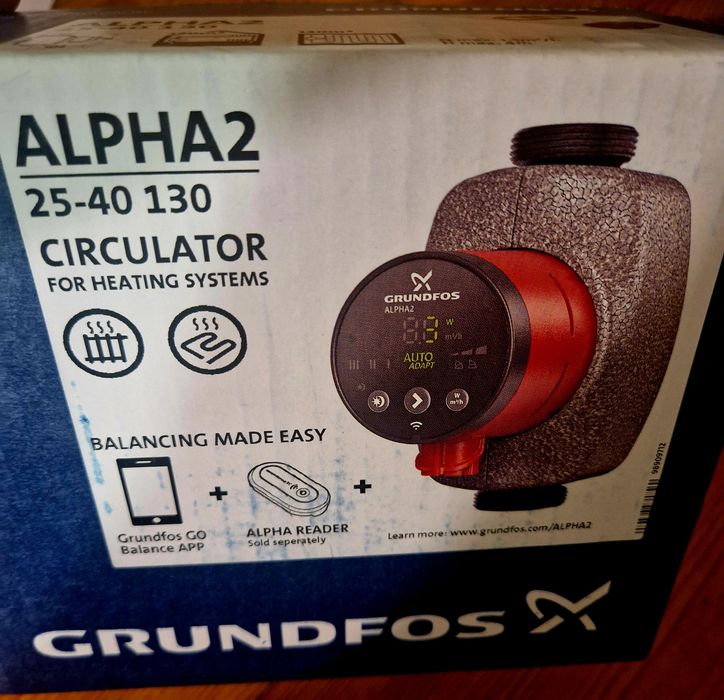 Pompa obiegowa Grundfos ALPHA2 25-40, 130 mm