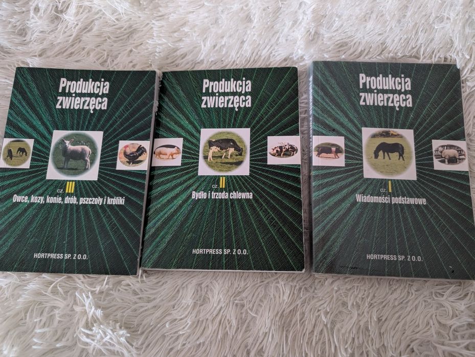 Produkcja zwierzęca cz. 1, 2 i 3 - Najlepsze wydanie STAN BARDZO DOBRY