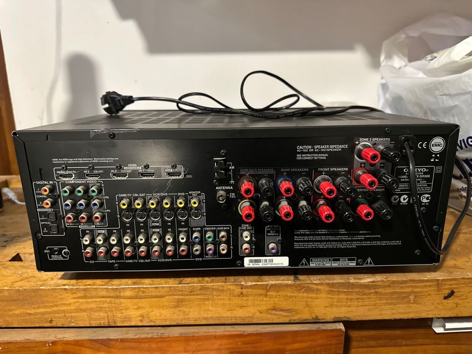 Onkyo tx-sr606 zepsuty