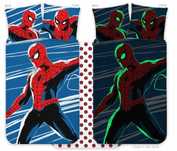 Pościel Spider-man Świecąca Glow Dziecięca Marvel