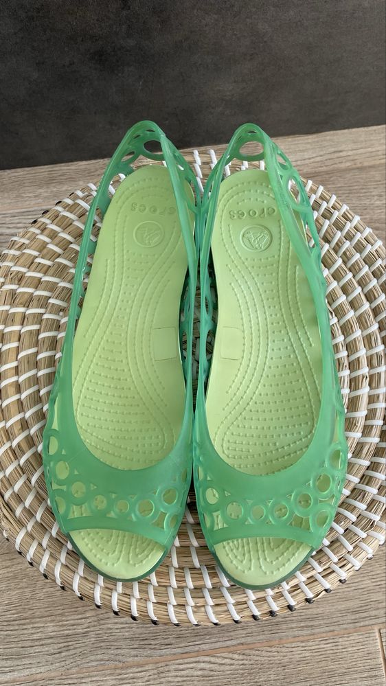Crocs baleriny Adrina Flat Women Aqua Green W9 39/40