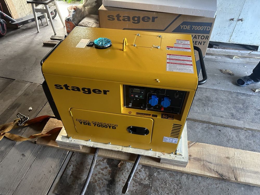Дизельний генератор Stager YDE7000TD diesel generator