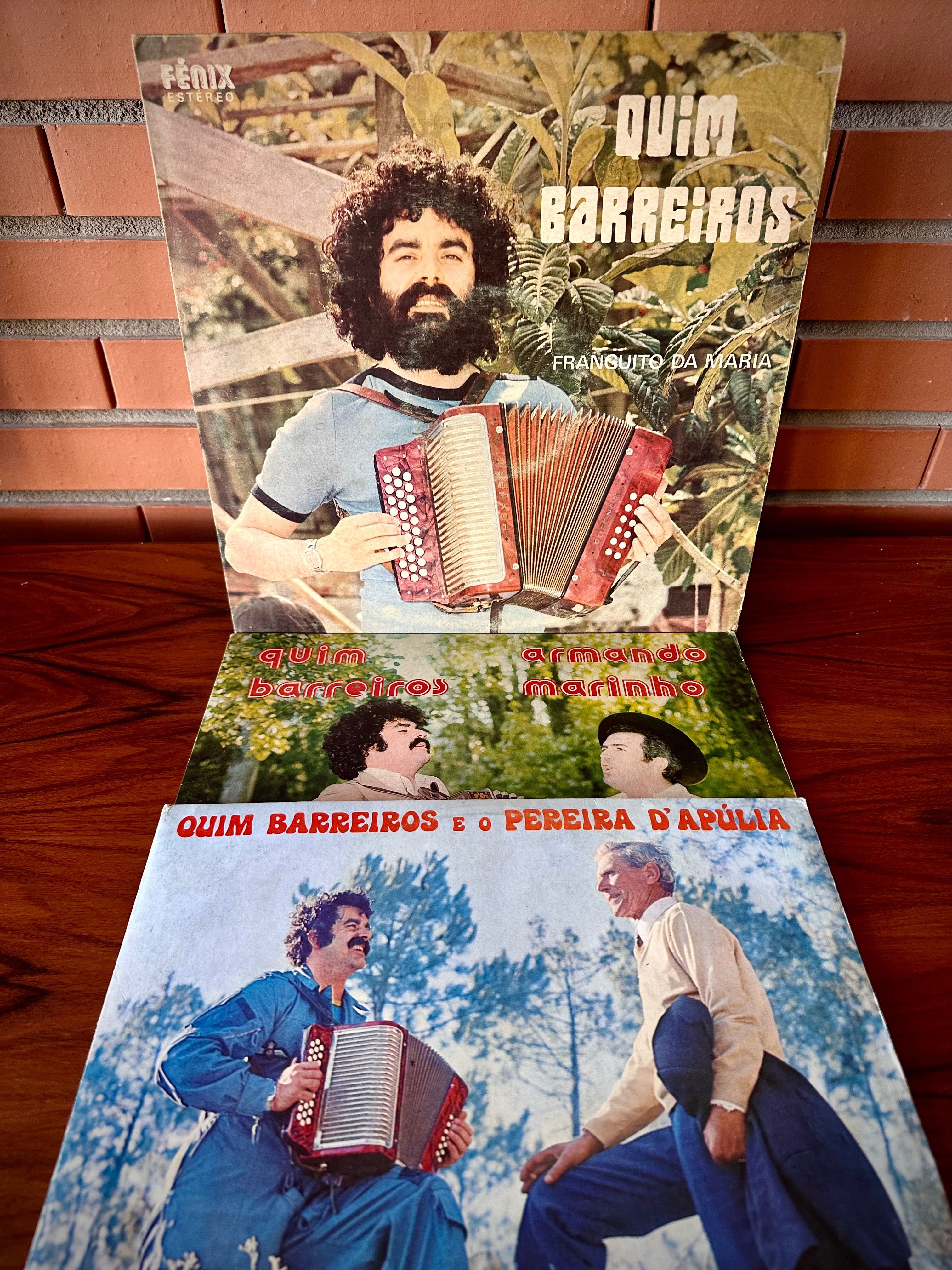 3 discos de vinil Quim Barreiros