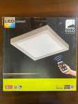 FUEVA-C Plafon LED RGB+TW nikiel 30x30 cm oprawa natynkowa Smart Home