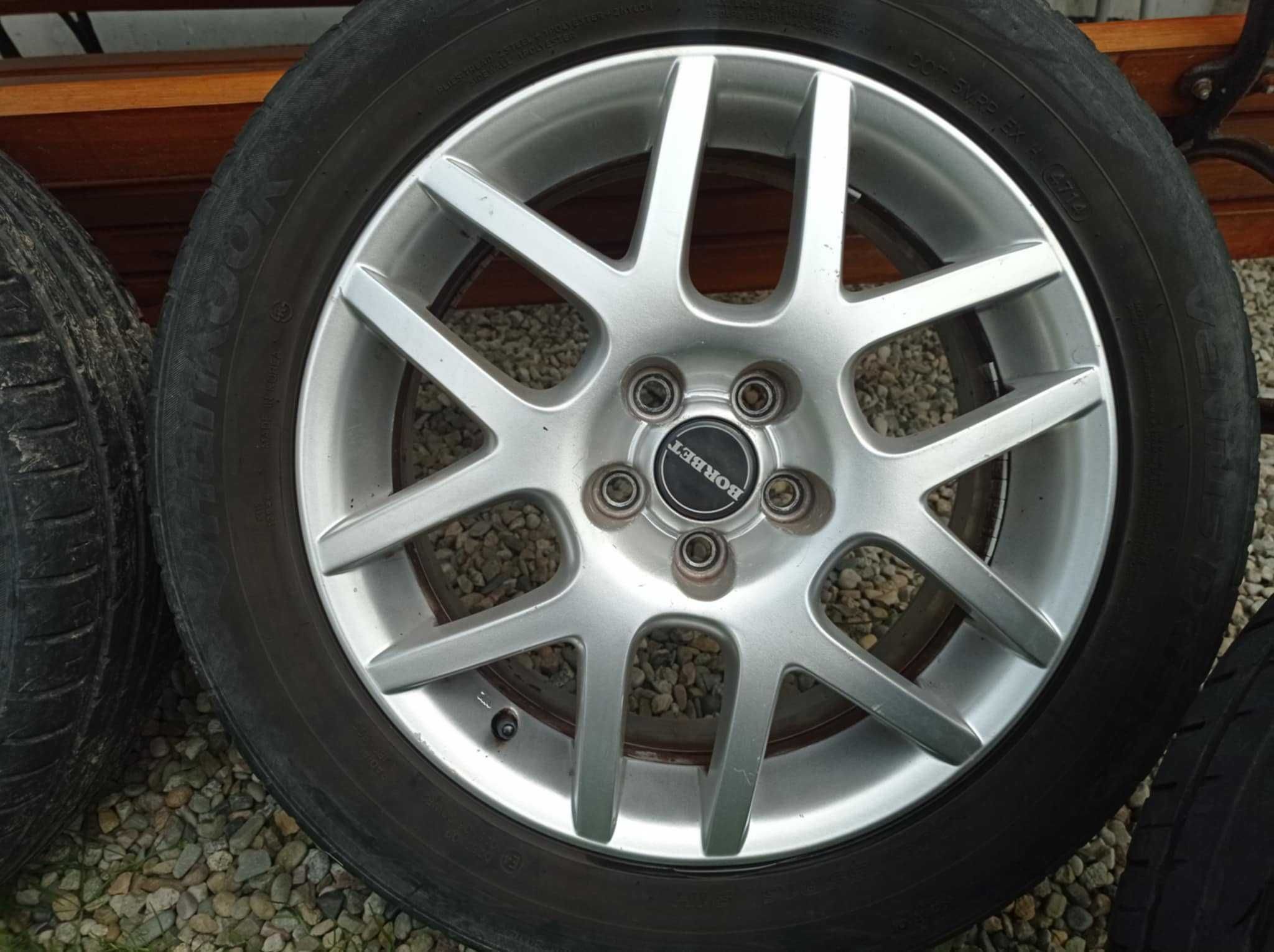 Komplet alufelg 16" 5x100 z oponami Hankook