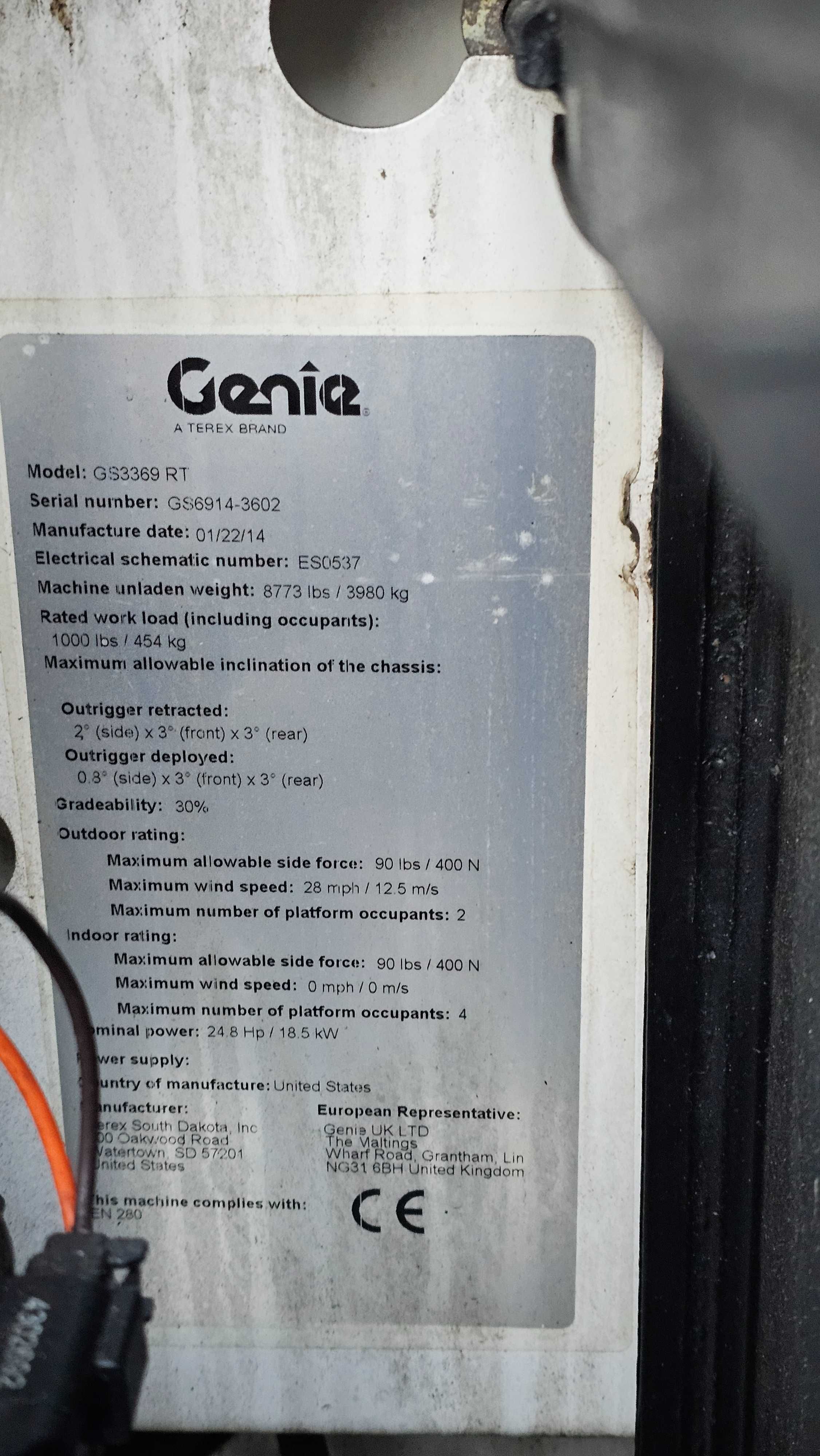 Plataforma 4x4 genie