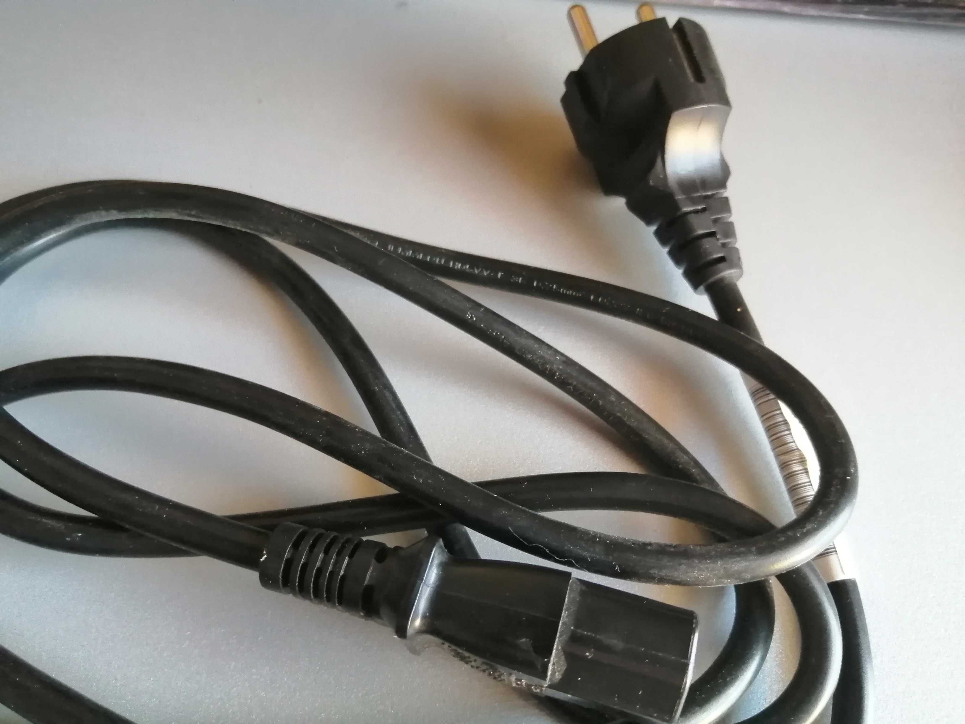 [Portes Gratis] Cabo de Alimentaçao Energia Eletrica  Para PC/TV NOVO