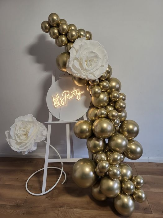 Ścianka balonowa na komunię/ dekoracje komunijne