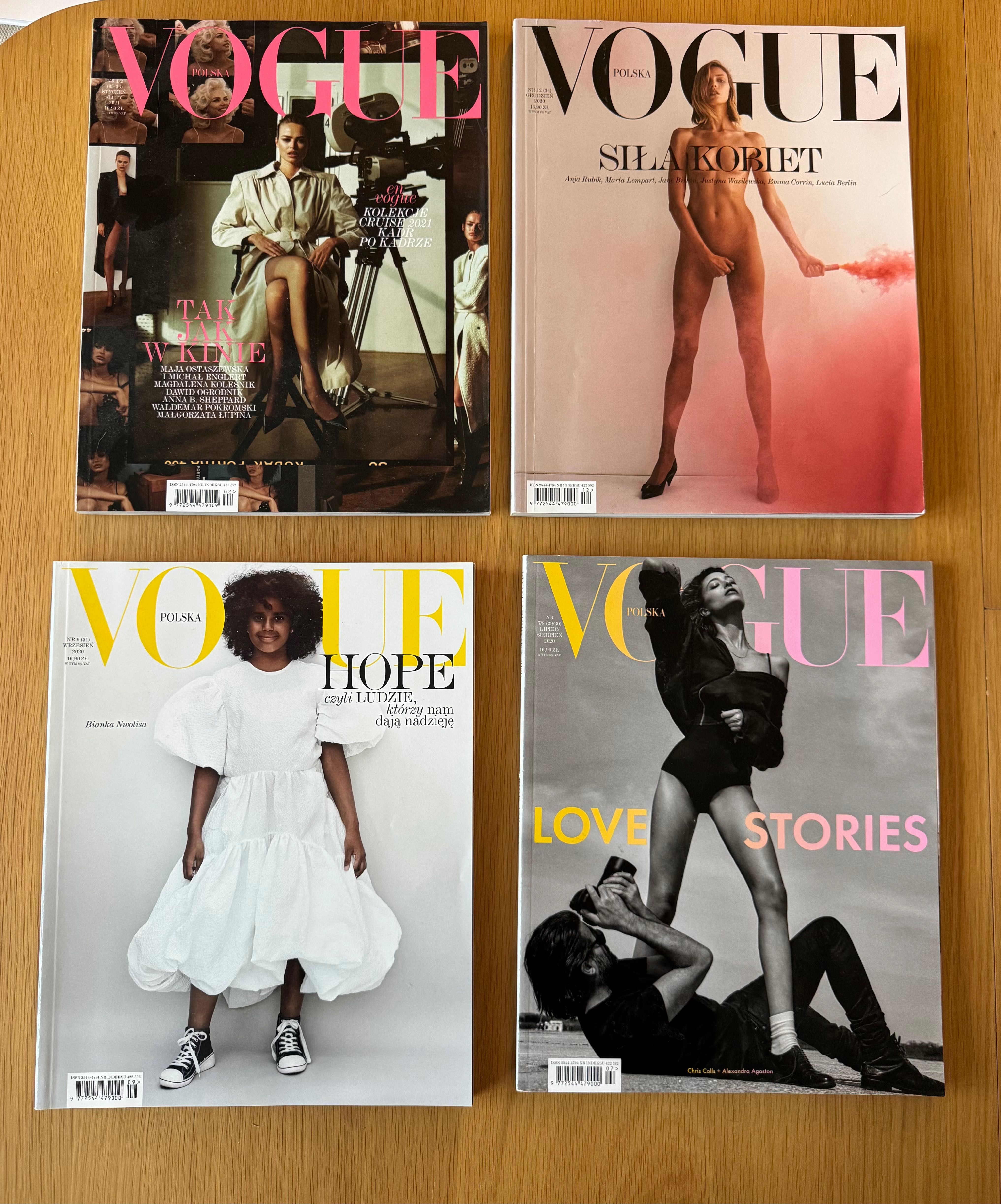 Vogue Polska wydania nr 29/30, 31, 34, 35-36