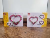 Nowe LEGO 40638 Ozdoba w kształcie serca dla mamy dzieci domu wiosna