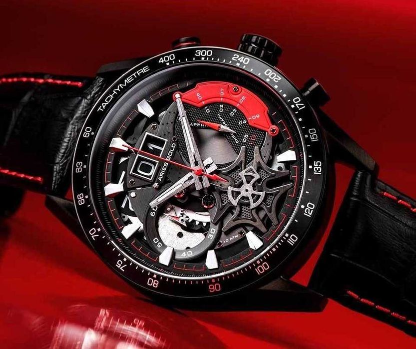 à venda:
relógio elegante da marca Singapura ARIES GOLD.