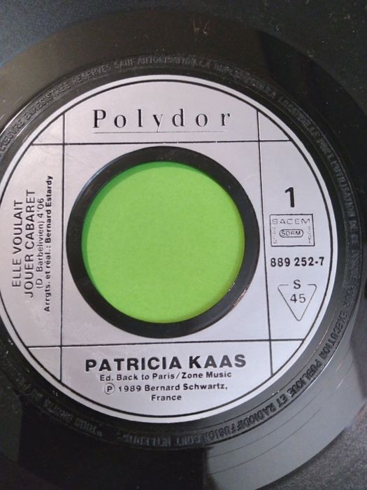 Платівка вінілова Патрісія Каас Polydor 1989р., Франція.