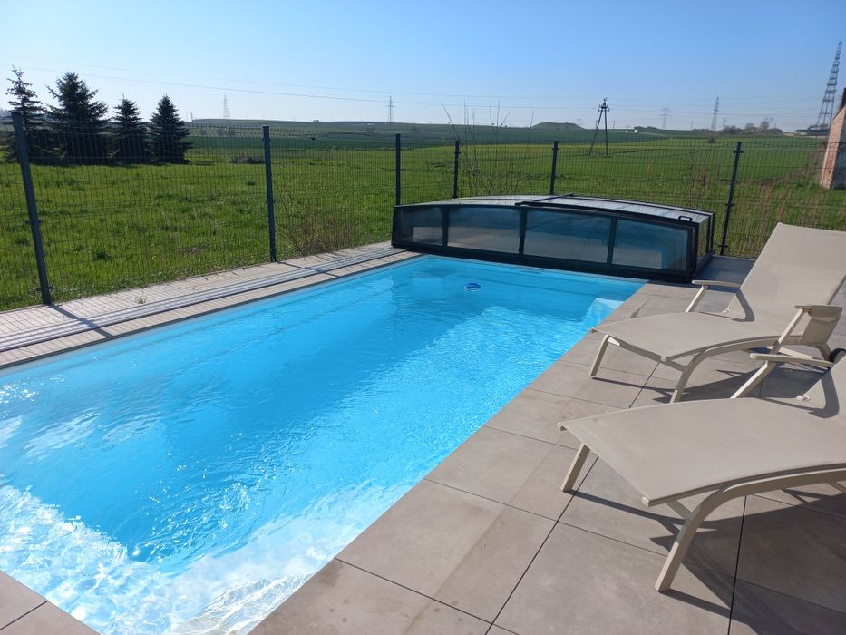 Basen ogrodowy basen poliestrowy wkopany