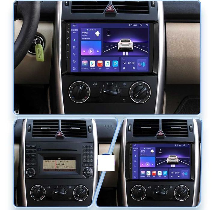 CarPlay Radio RDS GPS WiFi 4G Android Mercedes A B Sprinter Viano Vito