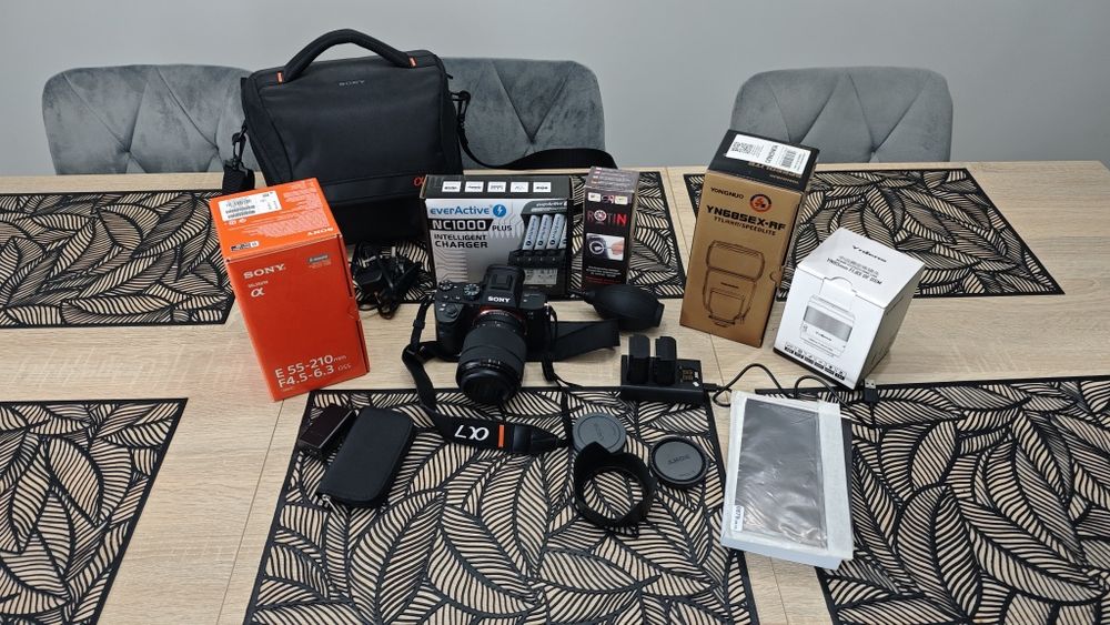 Sony A7III Jak nowy! Nowe Obiektywy,Lampa,Akumulatory,Torba, MAX200zdj