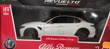 1/18 Alfa Romeo Giulia Burago carro coleção miniatura