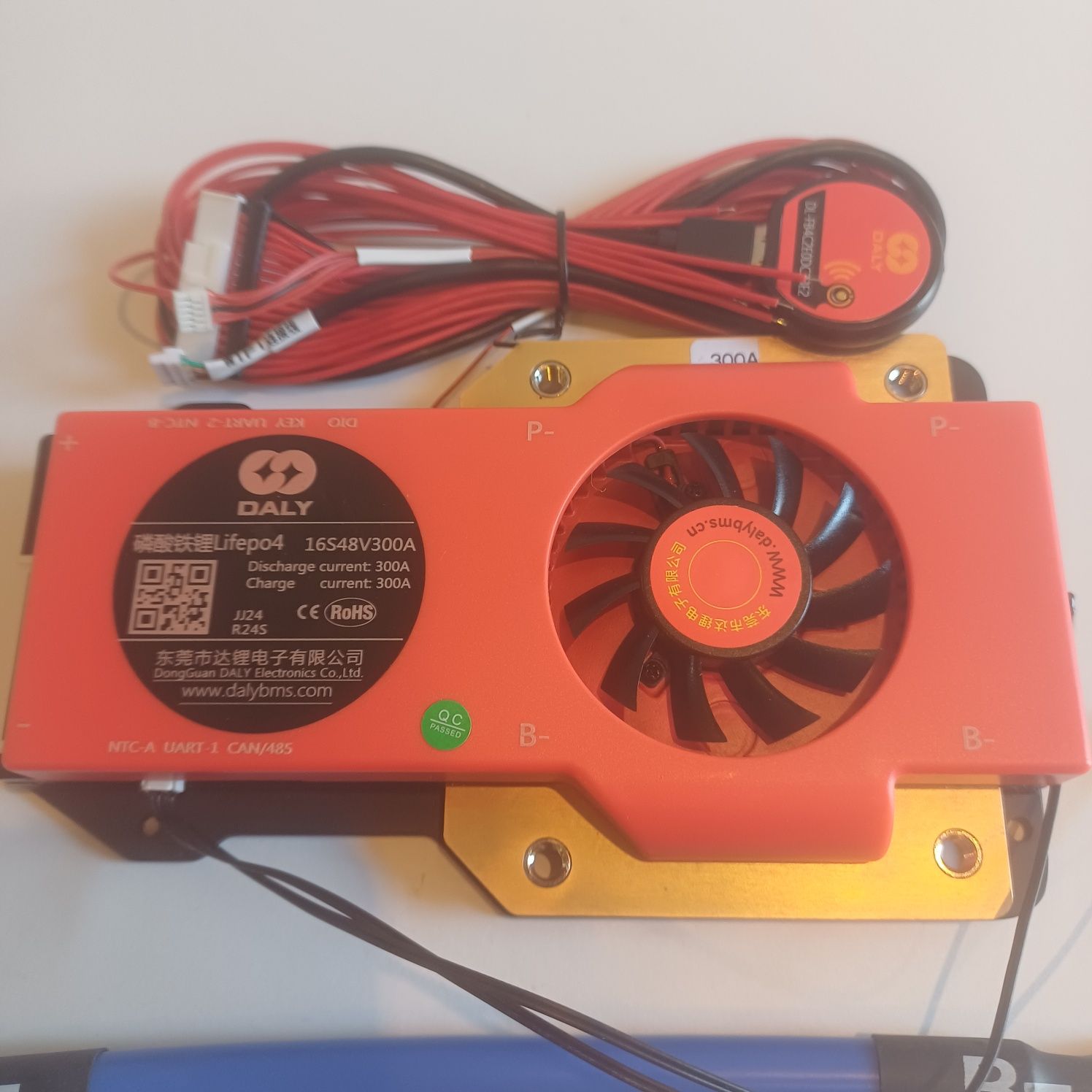 BMS smart плата DaLy LiFePO4 48V 16S 300A симетрія з Bluetooth