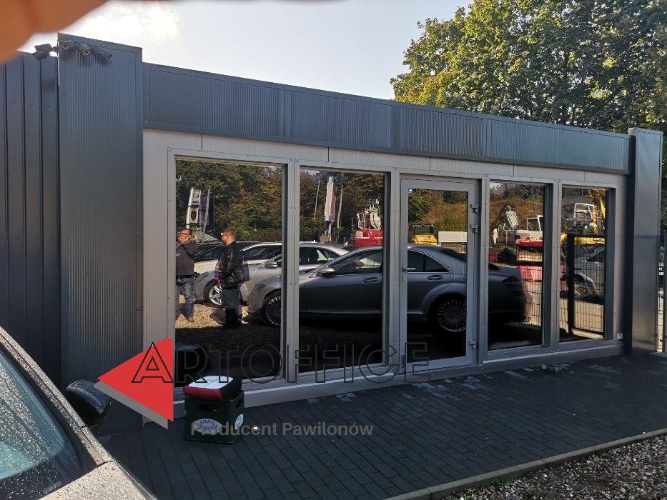 Pawilon Kontener handlowy Kiosk/Komis/Sklep/Kwiaciarnia/Biuro