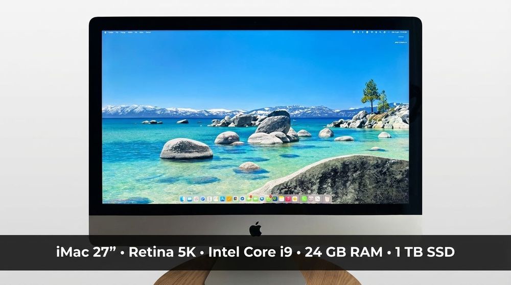 iMac 27" Retina 5K (2020) – i9 /24 GB RAM /1 TB SSD /Radeon 5500 XT