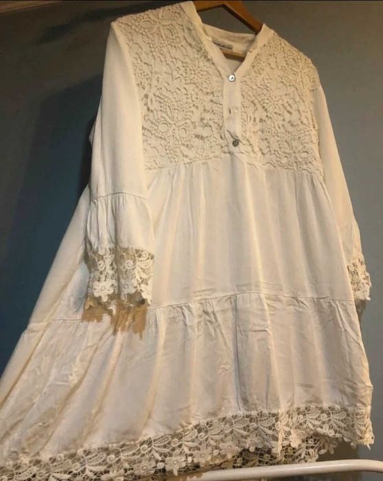 Biała krótka sukienka New Collection