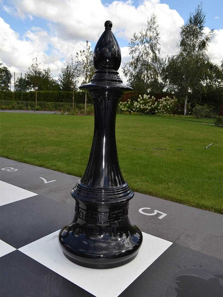 Скульптура стеклопластик офицер слон шахматная фигура 1230 мм