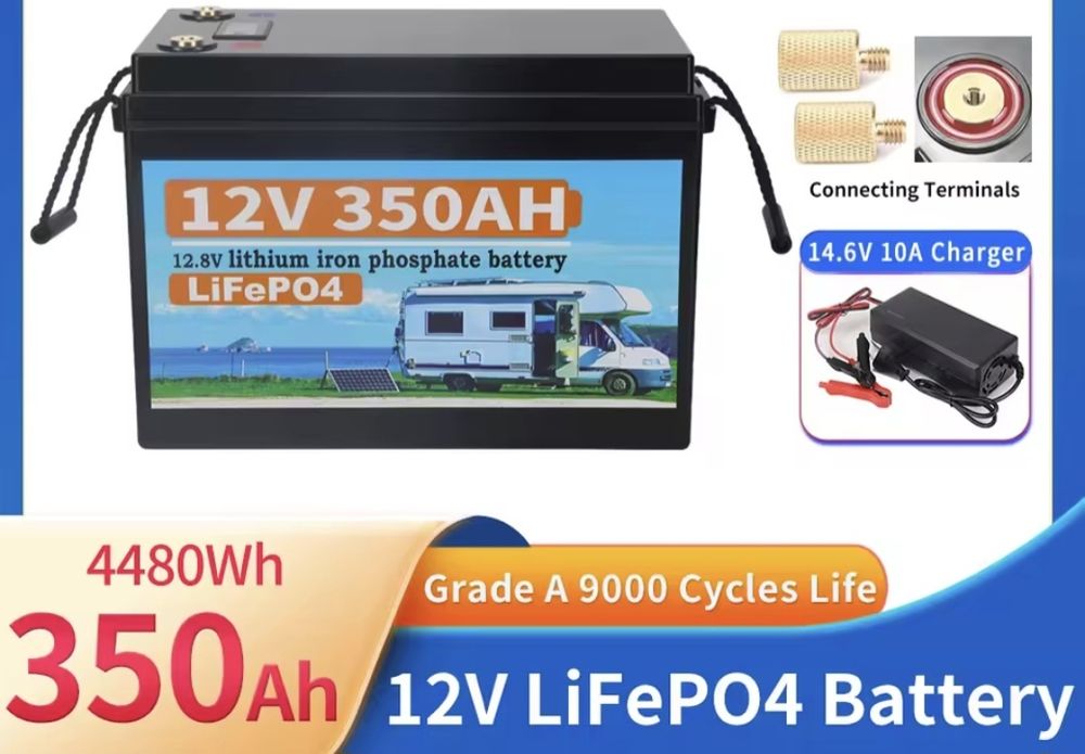Lifepo4 12v 350ah magazyn energii kamper