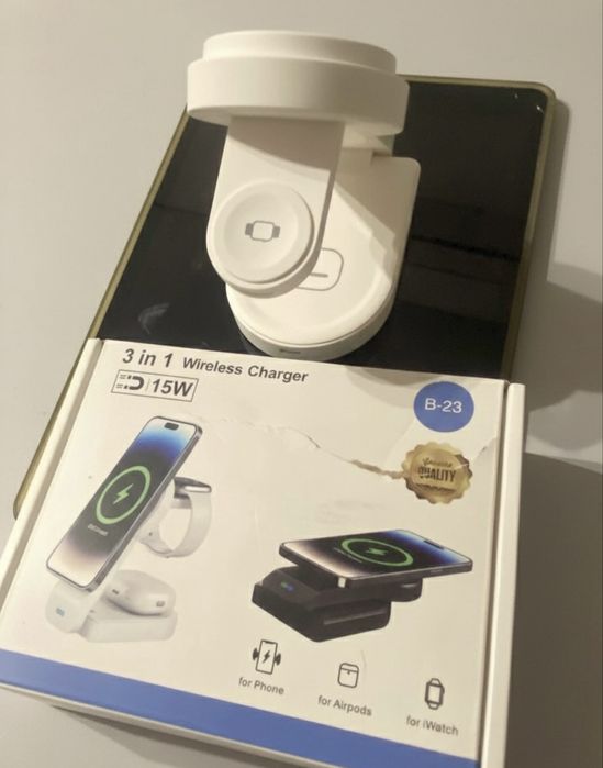Беспроводная зарядка 3-в-1 для Apple: iPhone/iWatch/AirPods MagSafe