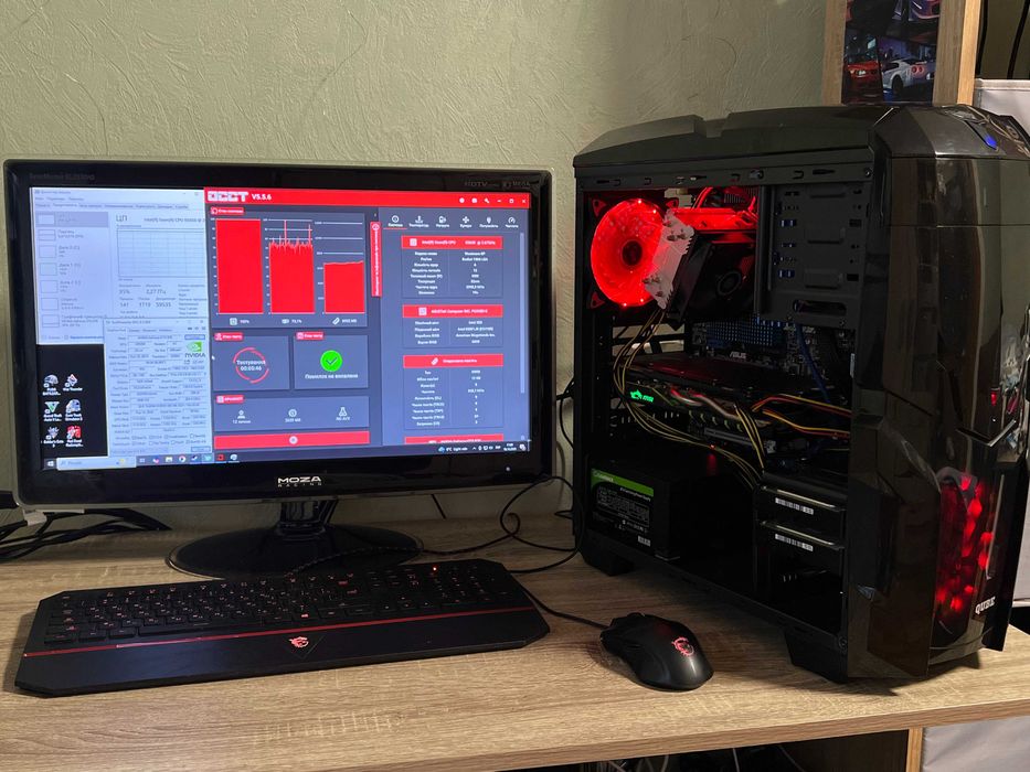 Потужний ПК для ігор та роботи, GTX 970, 6 ядер, 12GB RAM + SSD 480GB