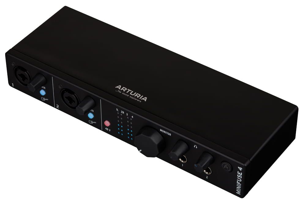 Arturia MiniFuse 4 BK – interfejs audio USB