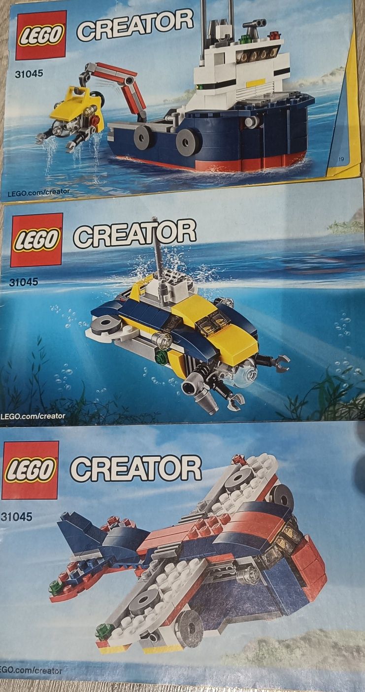 31045 Lego CREATOR 100% kompletne badacz oceanów