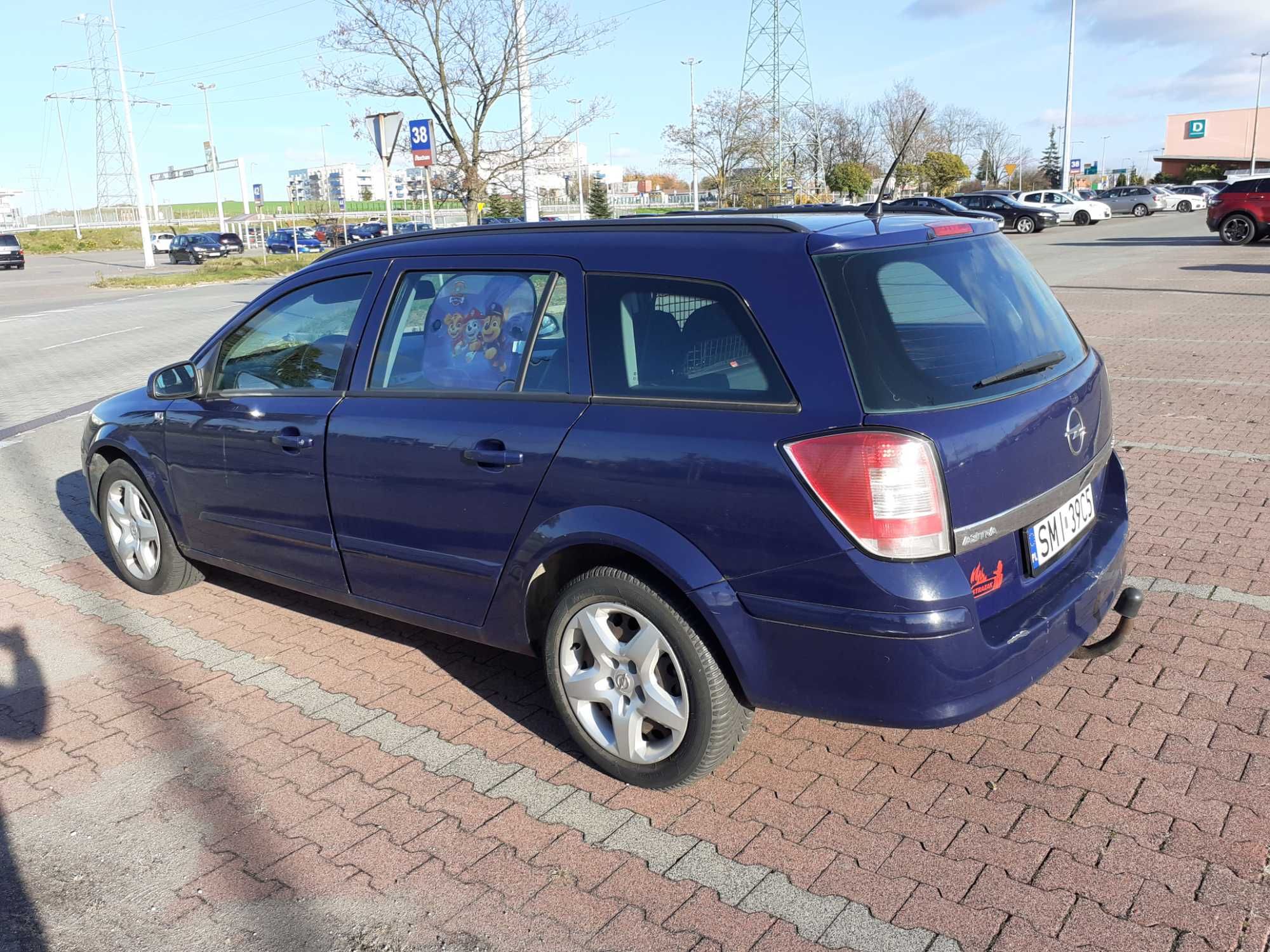 Opel Astra H Kombi 2007, 1.9 Diesel, przebieg 230 tyś USZKODZONY