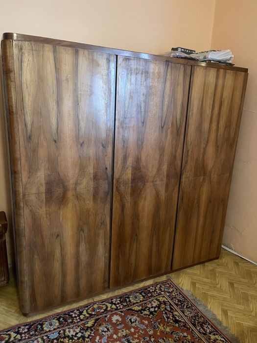 Stara duża szafa prl antyk dębowa dąb