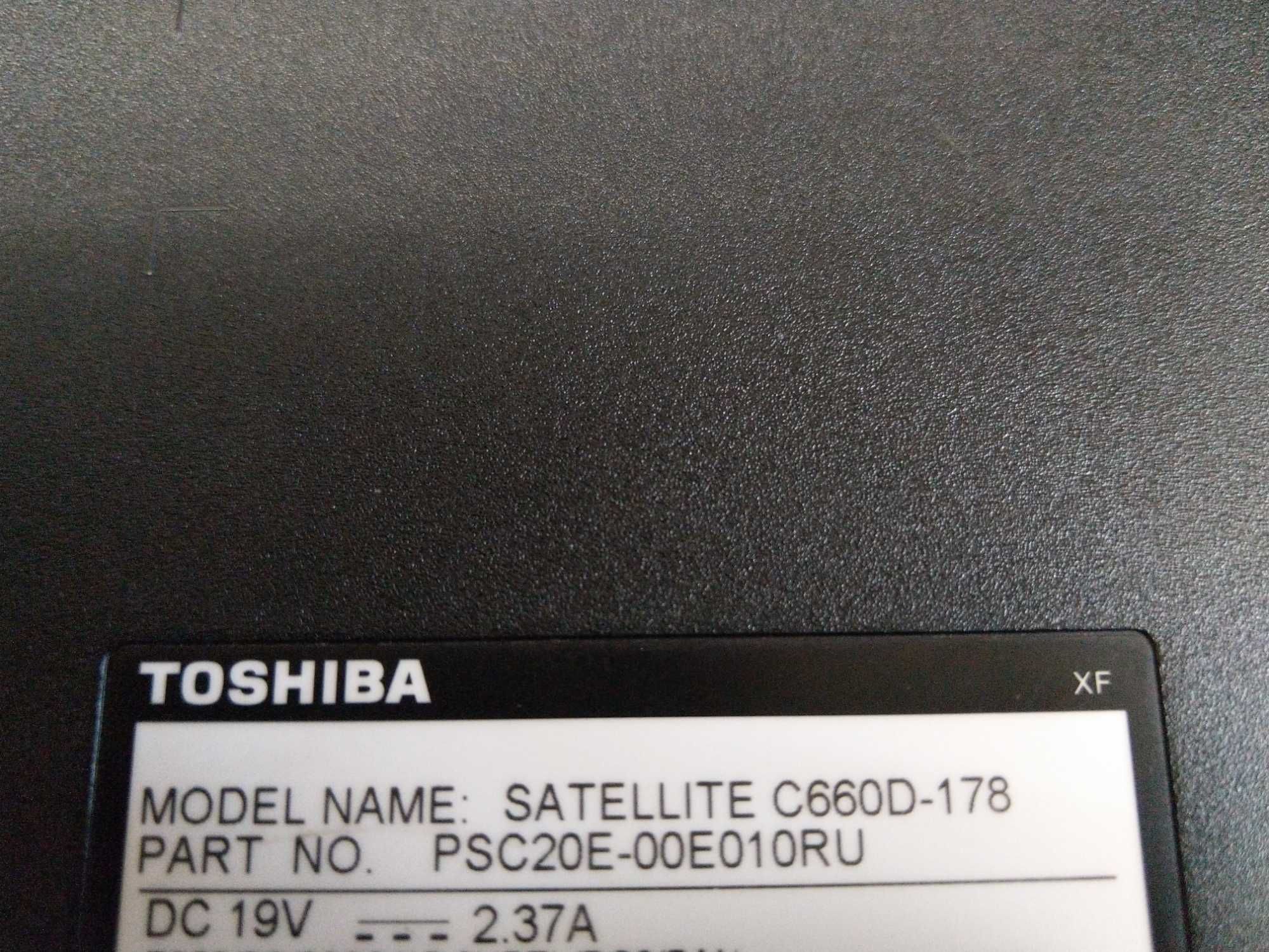 TOCHIBA Satellite C660D-178 (E-350/DDR3 4GB./HD6310M/SSD 120gb.)