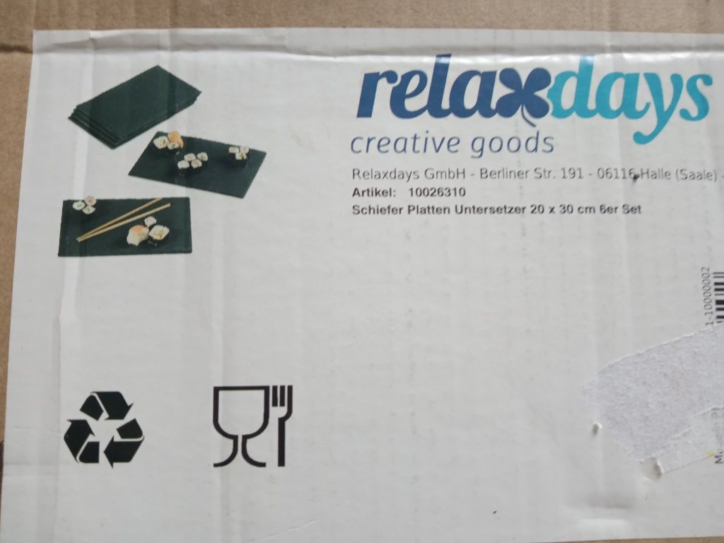 Deski do serwowania sushi Relaxdays