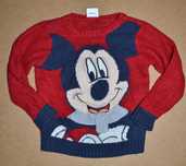 544^ Świąteczny sweter Mickey Mouse 2/3L_98cm