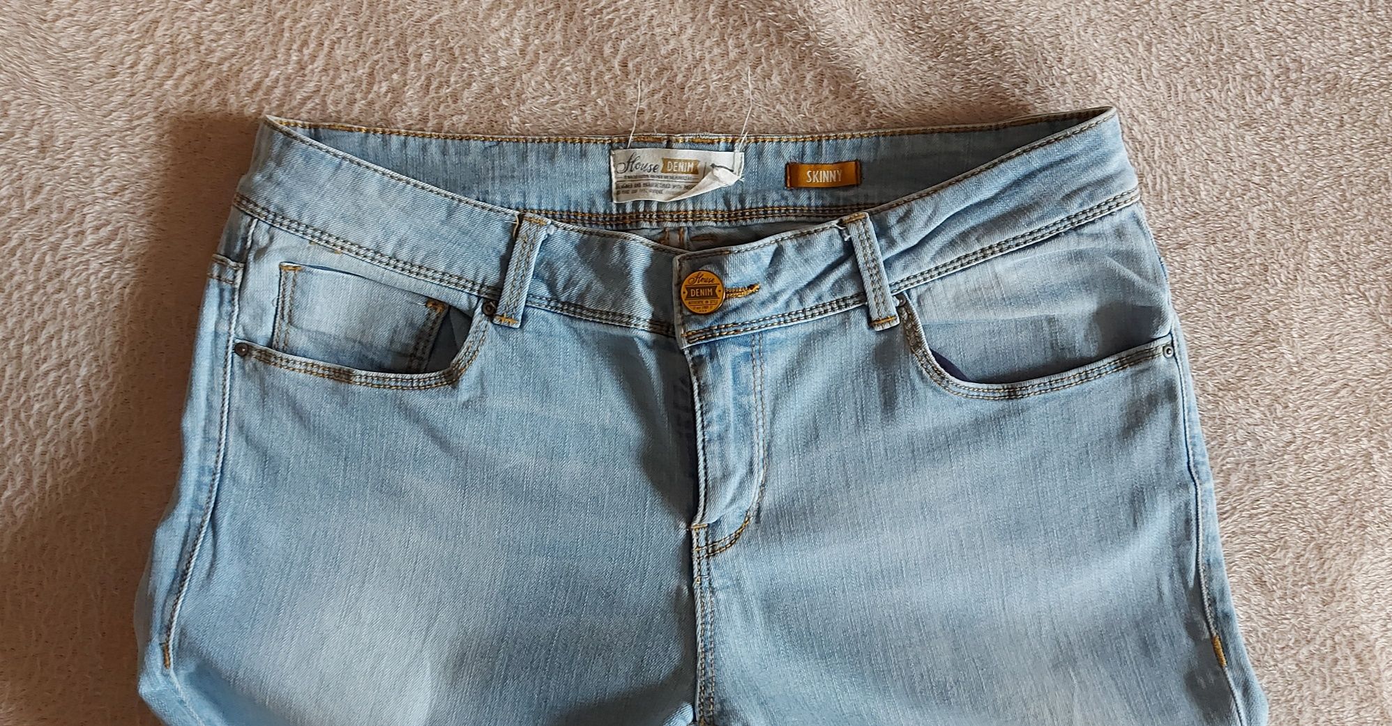 Jeansy błękitne, House Denim, Skinny, 42, 2