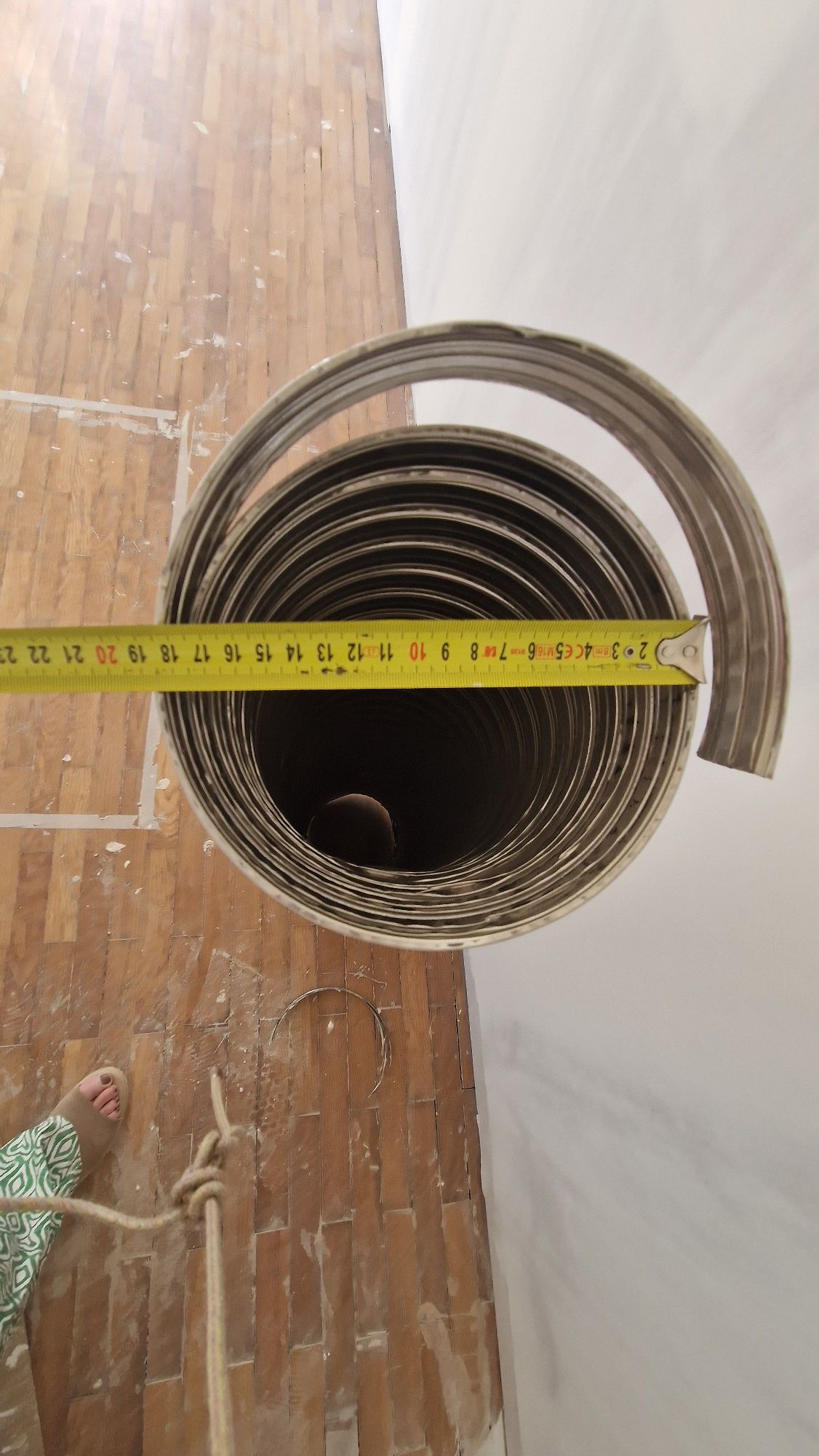 Tubo flexível lareira 95cm