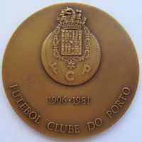 Medalha de Bronze de Futebol Clube FCP Porto Dragão 1981