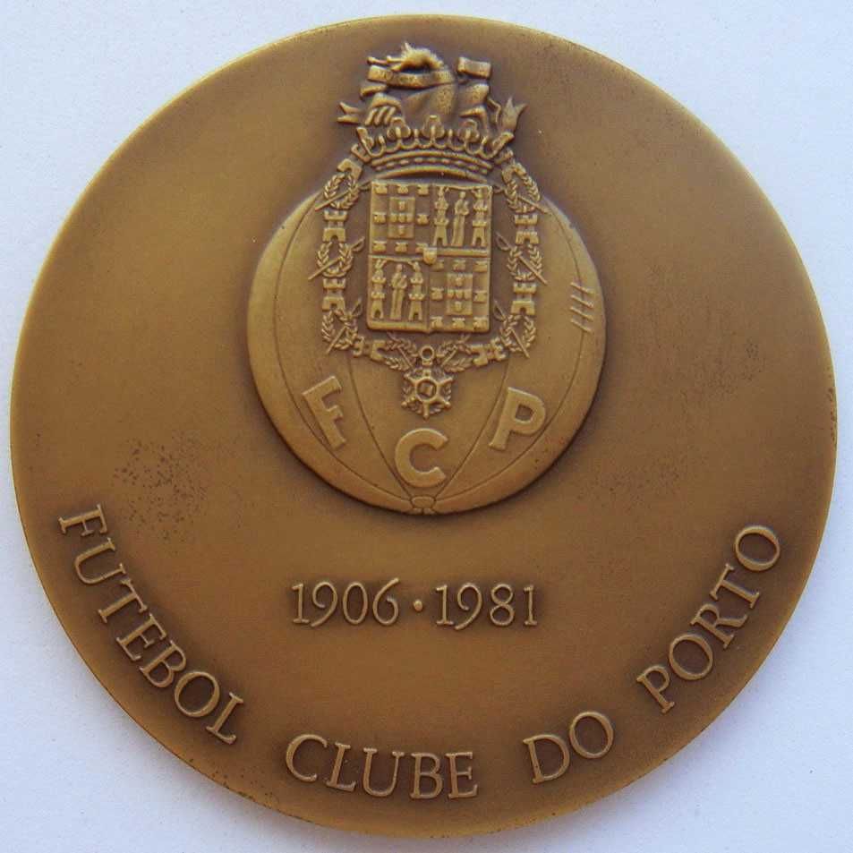 Medalha de Bronze de Futebol Clube FCP Porto Dragão 1981