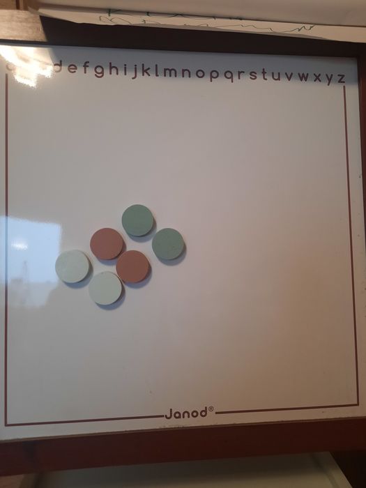 Janod tablica magnetyczna kredowa rolka do rysowania