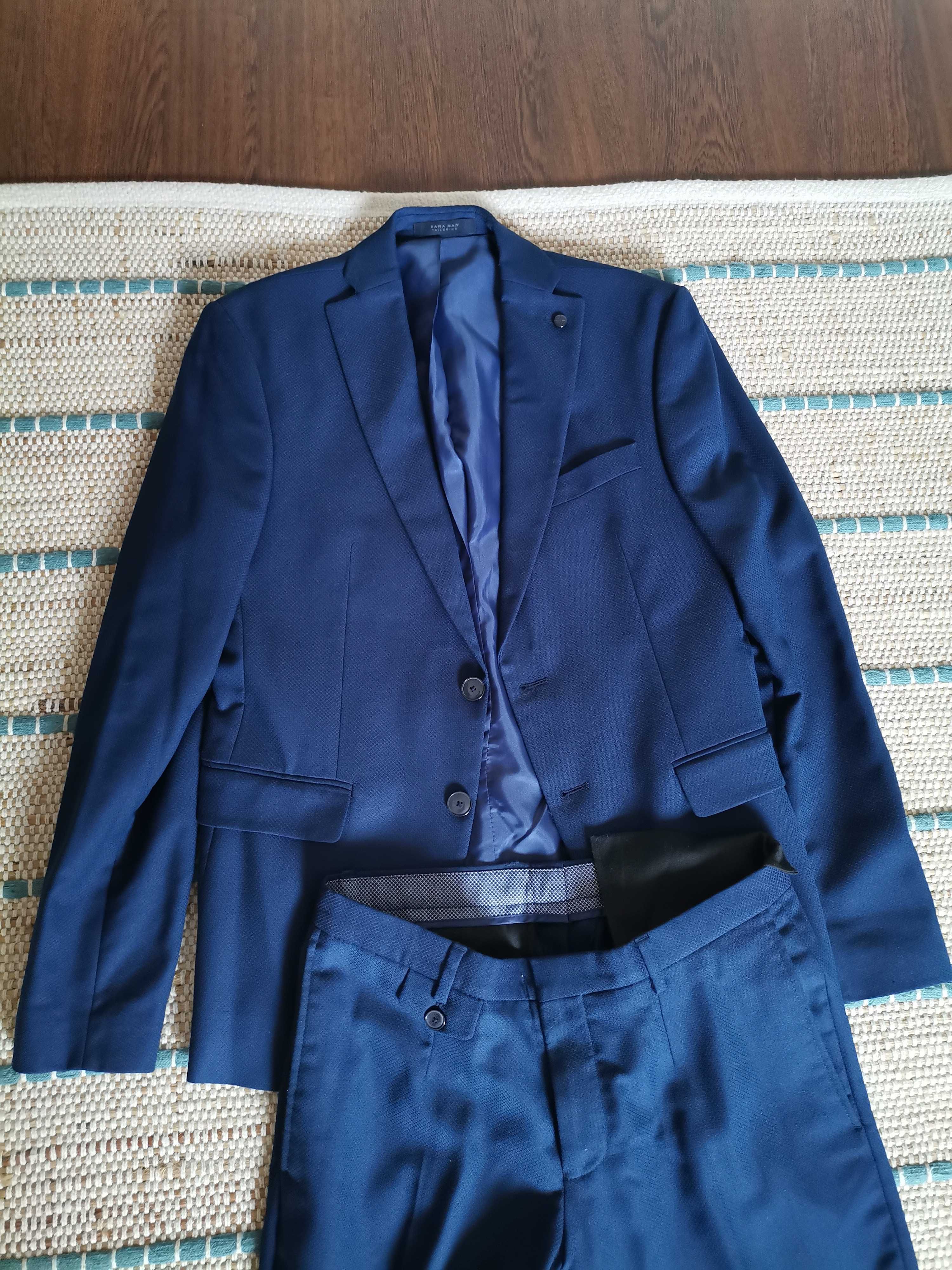 Fato como novo Zara. Tamanho 46. Azul.