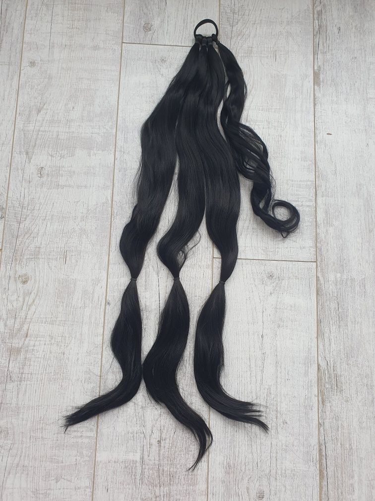 Накладний хвіст перука парик шиньйон коса косичка 80 нарощене волосся