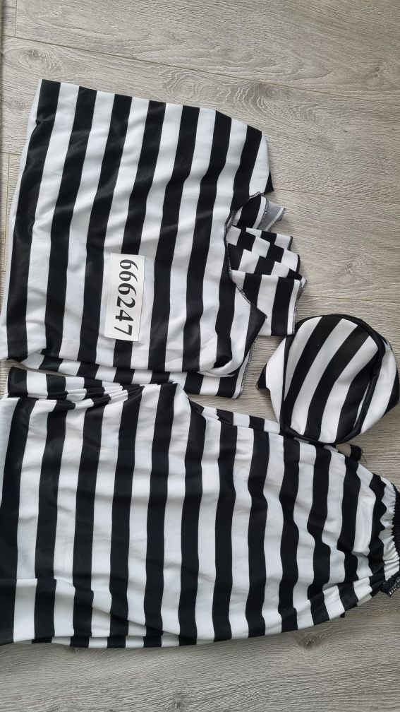 Strój więźnia 2xl xxl karnawałowy