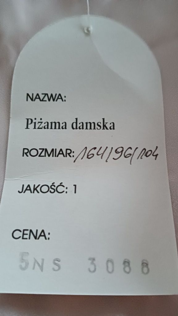 Piżama nowa damska na 164/96/104.