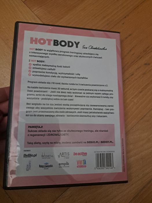 Jak nowe DVD Ewa Chodakowska Hot body + GRATIS