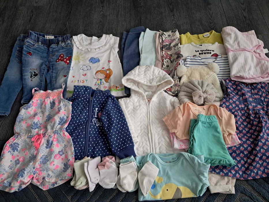 Zestaw Paka ubranek rozm. 74 Zara Mayoral  Smyk w bardzo dobrym stanie