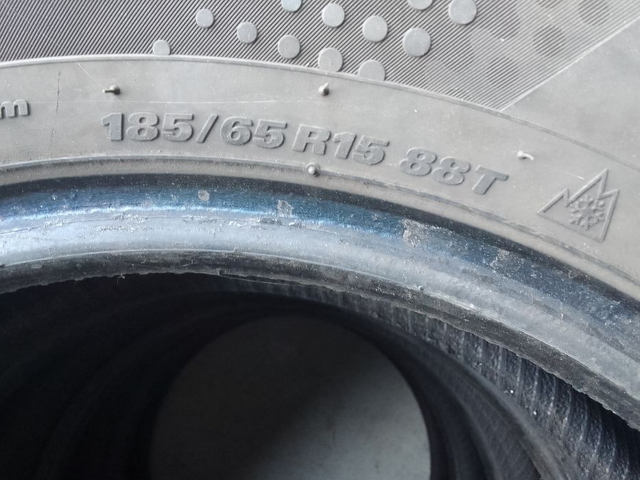 4 Opony zimowe 185/65r15 KUMHO 6mm