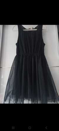 H&M Divided 42 sukienka czarna tiul
